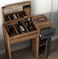 Туалетный столик Trendy Inci Walnut/Anthracit 109x77x37cm GTR005870 фото №3 — интернет-магазин Desire.md