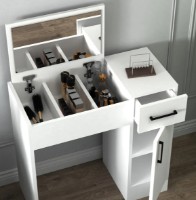 Туалетный столик Trendy Inci White 108x74x38cm GTR005871 фото №3 — интернет-магазин Desire.md