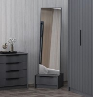 Туалетный столик Trendy Kale Luxe Soft 4803 Anthracit 178x54x45cm GTR003956