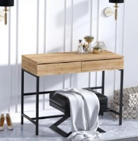 Măsuţă de toaletă Trendy Linda Oak/Black 100x45x75cm GTR001444 imaginea #3 — magazin online Desire.md