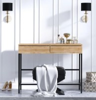 Măsuţă de toaletă Trendy Linda Oak/Black 100x45x75cm GTR001444 imaginea #4 — magazin online Desire.md