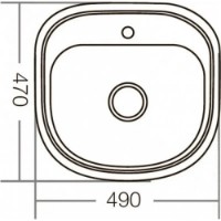 Chiuvetă de bucătărie Mixxus Z4947-08-180E Satin imaginea #2 — magazin online Desire.md