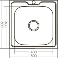 Chiuvetă de bucătărie Mixxus Z5050-06-160E Decor imaginea #2 — magazin online Desire.md