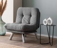 Fotoliu Trendy Solo Light Grey 85x78x70cm GTR002960