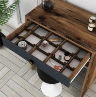 Măsuţă de toaletă Trendy Lizbon Walnut/Anthracit 84.7x70x40cm GTR001446 imaginea #3 — magazin online Desire.md