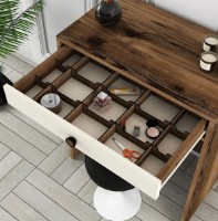 Туалетный столик Trendy Lizbon Walnut/Cream 84.7x70x40cm GTR001448 фото №3 — интернет-магазин Desire.md