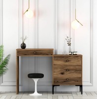 Măsuţă de toaletă Trendy Lizbon 553 Walnut 124x84x40cm GTR001462