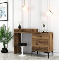 Măsuţă de toaletă Trendy Lizbon 553 Walnut 124x84x40cm GTR001462 imaginea #2 — magazin online Desire.md