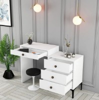 Туалетный столик Trendy Lizbon 556 White 124x84x40cm GTR001465 фото №3 — интернет-магазин Desire.md