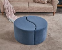 Fotoliu moale Trendy Alis Blue 80x80x40cm GTR002935