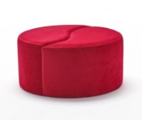 Fotoliu moale Trendy Alis Red 80x80x40cm GTR002937 imaginea #2 — magazin online Desire.md