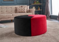 Fotoliu moale Trendy Alis Red/Black 80x80x40cm GTR002937 imaginea #2 — magazin online Desire.md