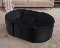 Fotoliu moale Trendy Alya Black 120x80x40cm GTR002939