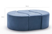 Fotoliu moale Trendy Alya Blue 120x80x40cm GTR002941 imaginea #4 — magazin online Desire.md