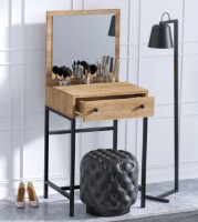 Măsuţă de toaletă Trendy Maria Oak/Black 128x50x50cm GTR001443 imaginea #4 — magazin online Desire.md