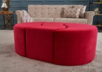 Fotoliu moale Trendy Alya Red 120x80x40cm GTR002946 imaginea #2 — magazin online Desire.md