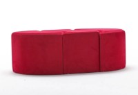 Fotoliu moale Trendy Alya Red 120x80x40cm GTR002946 imaginea #4 — magazin online Desire.md
