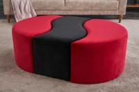 Fotoliu moale Trendy Alya Red/Black 120x80x40cm GTR002947