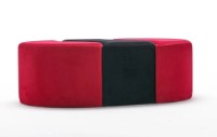Fotoliu moale Trendy Alya Red/Black 120x80x40cm GTR002947 imaginea #3 — magazin online Desire.md