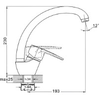 Смеситель для кухни Zegor YUB4FKW фото №2 — интернет-магазин Desire.md