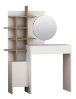 Туалетный столик Trendy Mup White/Oak 105x151x35cm GTR001442 фото №2 — интернет-магазин Desire.md