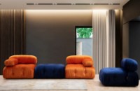 Fotoliu moale Trendy Bubble Blue 95x95x45cm GTR002871 imaginea #2 — magazin online Desire.md