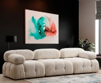 Fotoliu moale Trendy Bubble Cream 95x95x45cm GTR002866 imaginea #2 — magazin online Desire.md