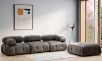 Fotoliu moale Trendy Bubble Grey 95x95x45cm GTR002868 imaginea #2 — magazin online Desire.md