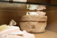 Coș depozitare Jollein Check Knit Biscuit (580-001-68039) imaginea #3 — magazin online Desire.md