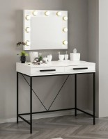 Туалетный столик Trendy Sane Mirror3 White/Black 90x80x45cm GTR003962 фото №2 — интернет-магазин Desire.md