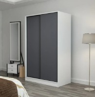 Dulap cu uşi glisante Trendy Kale 2308 White/Anthracit 120x190x60cm GTR004954 imaginea #3 — magazin online Desire.md