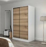 Dulap cu uşi glisante Trendy Kale 2310 White/Oak 120x190x60cm GTR004958 imaginea #2 — magazin online Desire.md