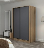 Dulap cu uşi glisante Trendy Kale 2317 Oak/Anthracit 120x210x60cm GTR004790 imaginea #3 — magazin online Desire.md