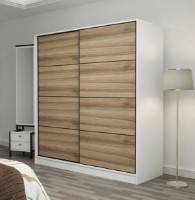 Dulap cu uşi glisante Trendy Kale 3158 White/Dore 180x190x60cm GTR004270 imaginea #3 — magazin online Desire.md