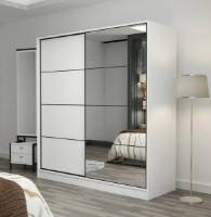 Dulap cu uşi glisante Trendy Kale 3157 White 180x190x60cm GTR004269 imaginea #3 — magazin online Desire.md