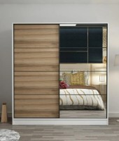 Dulap cu uşi glisante Trendy Kale 3162 White/Dore 180x190x60cm GTR004274