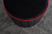 Fotoliu moale Trendy Lindy Black 40x40x40cm GTR002928 imaginea #2 — magazin online Desire.md