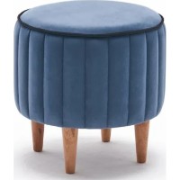 Fotoliu moale Trendy Lindy Blue 40x40x40cm GTR002927 imaginea #5 — magazin online Desire.md