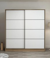 Dulap cu uşi glisante Trendy Kale 3168 Dore/White 180x190x60cm GTR004280