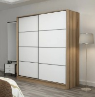 Dulap cu uşi glisante Trendy Kale 3168 Dore/White 180x190x60cm GTR004280 imaginea #3 — magazin online Desire.md