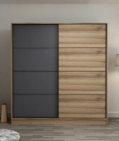Dulap cu uşi glisante Trendy Kale 3172 Dore/Anthracit 180x190x60cm GTR004284