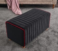 Bancheta Trendy Mabel Black 80x40x40cm GTR002930