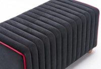 Bancheta Trendy Mabel Black 80x40x40cm GTR002930 imaginea #3 — magazin online Desire.md