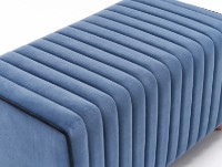 Bancheta Trendy Mabel Blue 80x40x40cm GTR002931 imaginea #4 — magazin online Desire.md