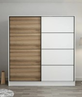 Шкаф-купе Trendy Kale 3971 White/Dore 180x210x60cm GTR004362