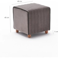 Fotoliu moale Trendy Mona Grey 40x40x40cm GTR002924 imaginea #2 — magazin online Desire.md