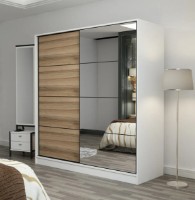 Шкаф-купе Trendy Kale 3966 White/Dore 180x210x60cm GTR004357 фото №3 — интернет-магазин Desire.md