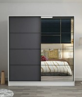 Шкаф-купе Trendy Kale 3967 White/Anthracit 180x210x60cm GTR004358