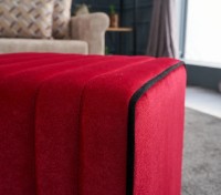 Fotoliu moale Trendy Mona Red 40x40x40cm GTR002925 imaginea #2 — magazin online Desire.md