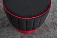 Fotoliu moale Trendy Rose Black/Red 40x40x40cm GTR002918 imaginea #2 — magazin online Desire.md